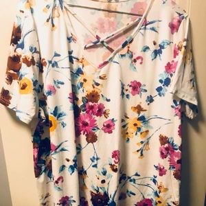 Floral boutique shirt